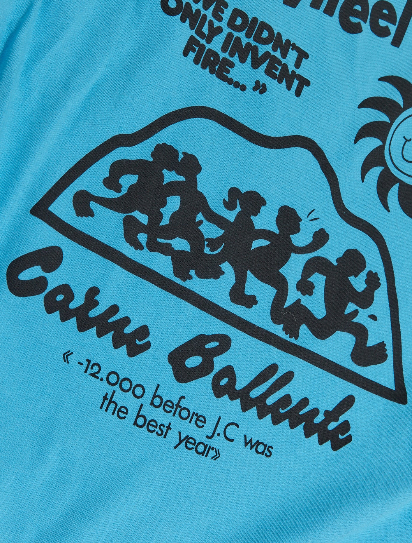 Big Wheel T-Shirt in Blue - Image 3