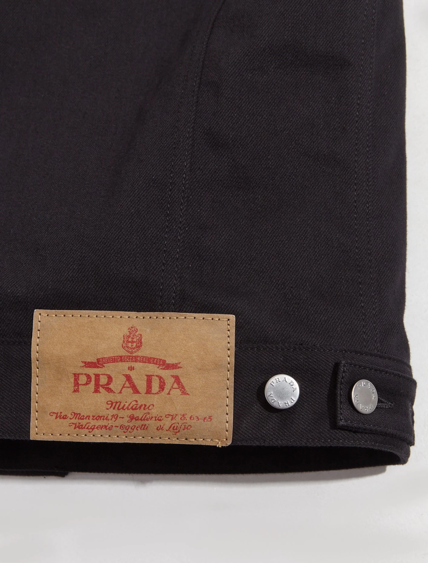 Bull Denim Vest in Black - Image 4
