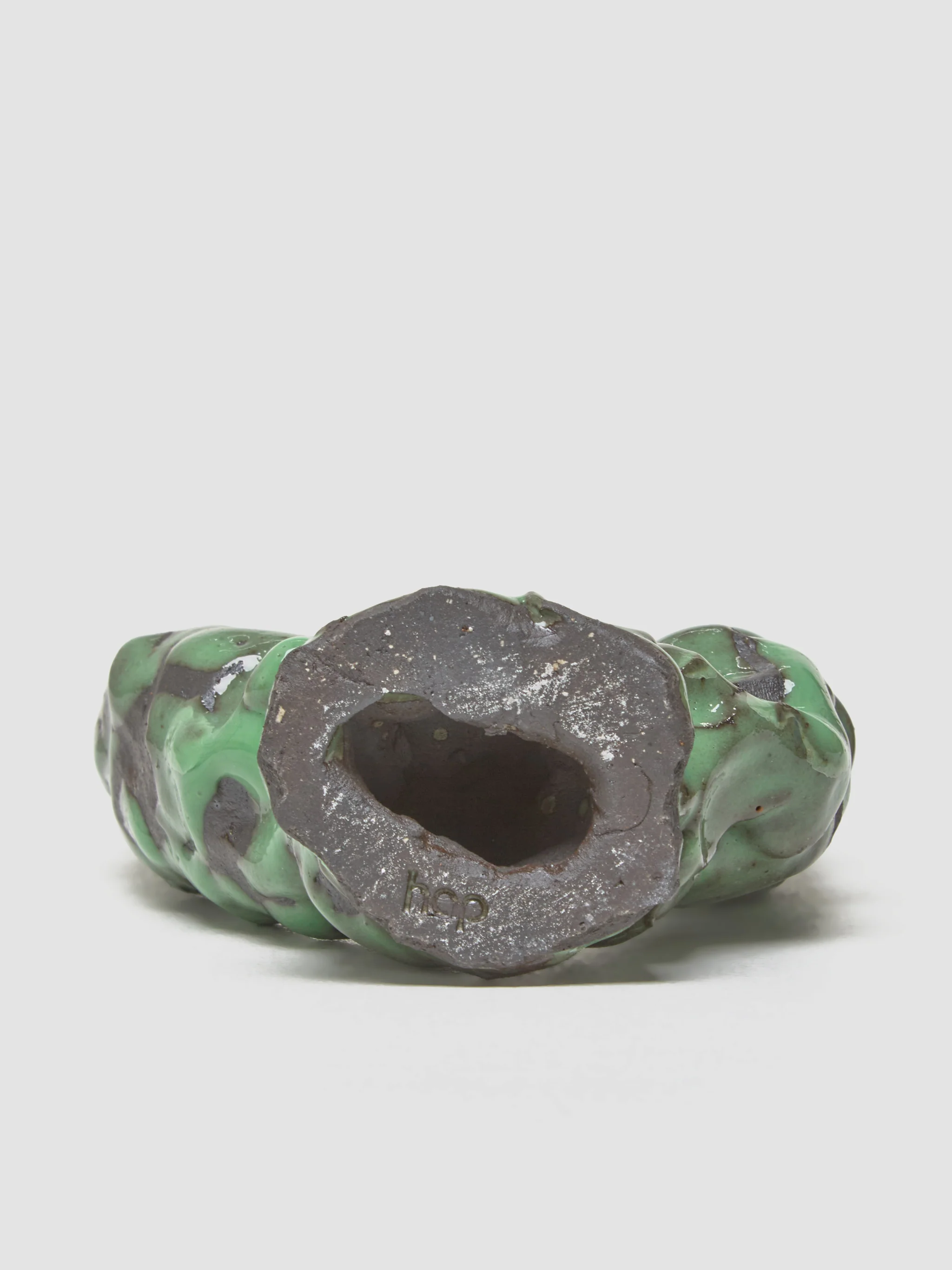 Candle Holder Double in Green - Image 3