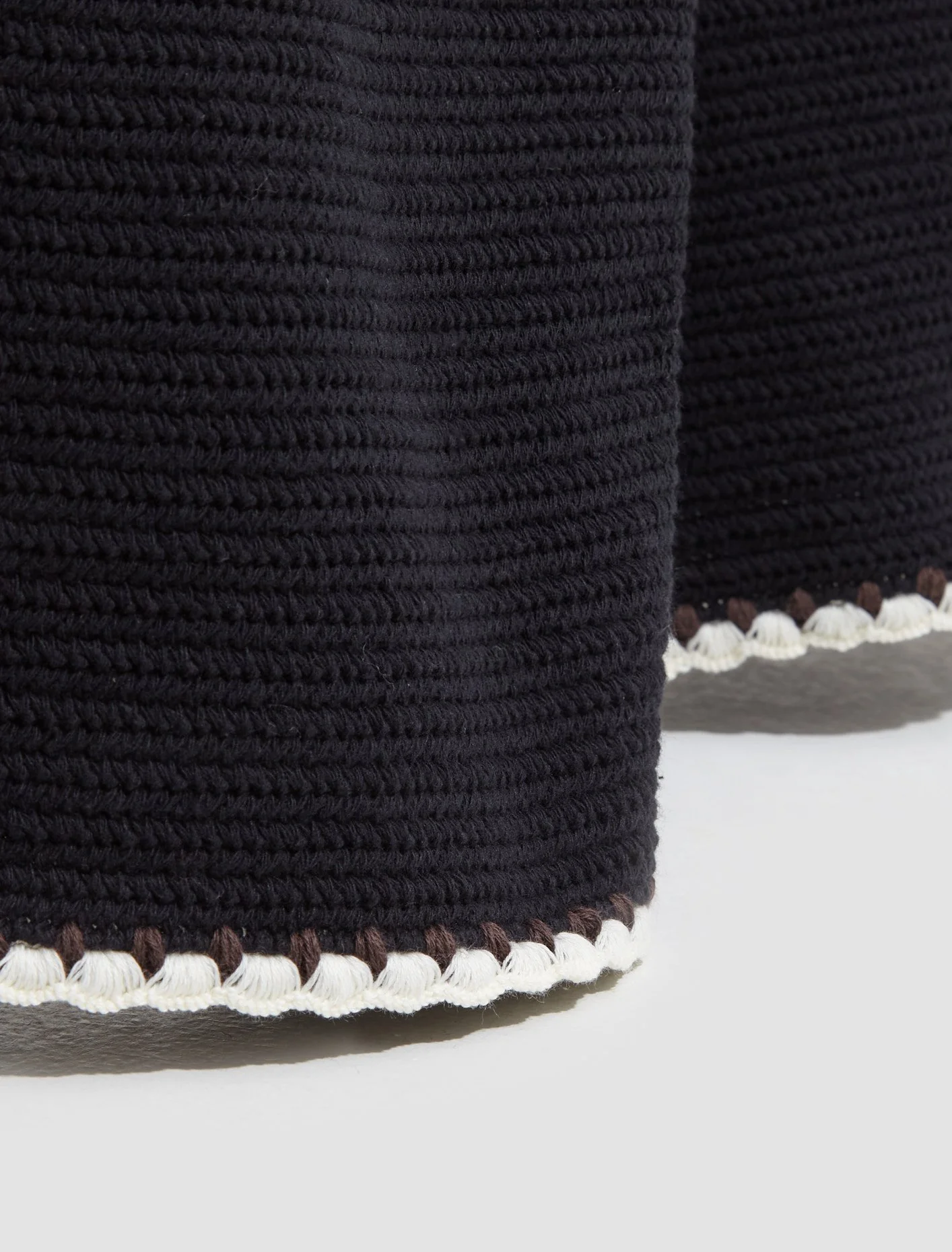 Knit Shorts in Black - Image 3