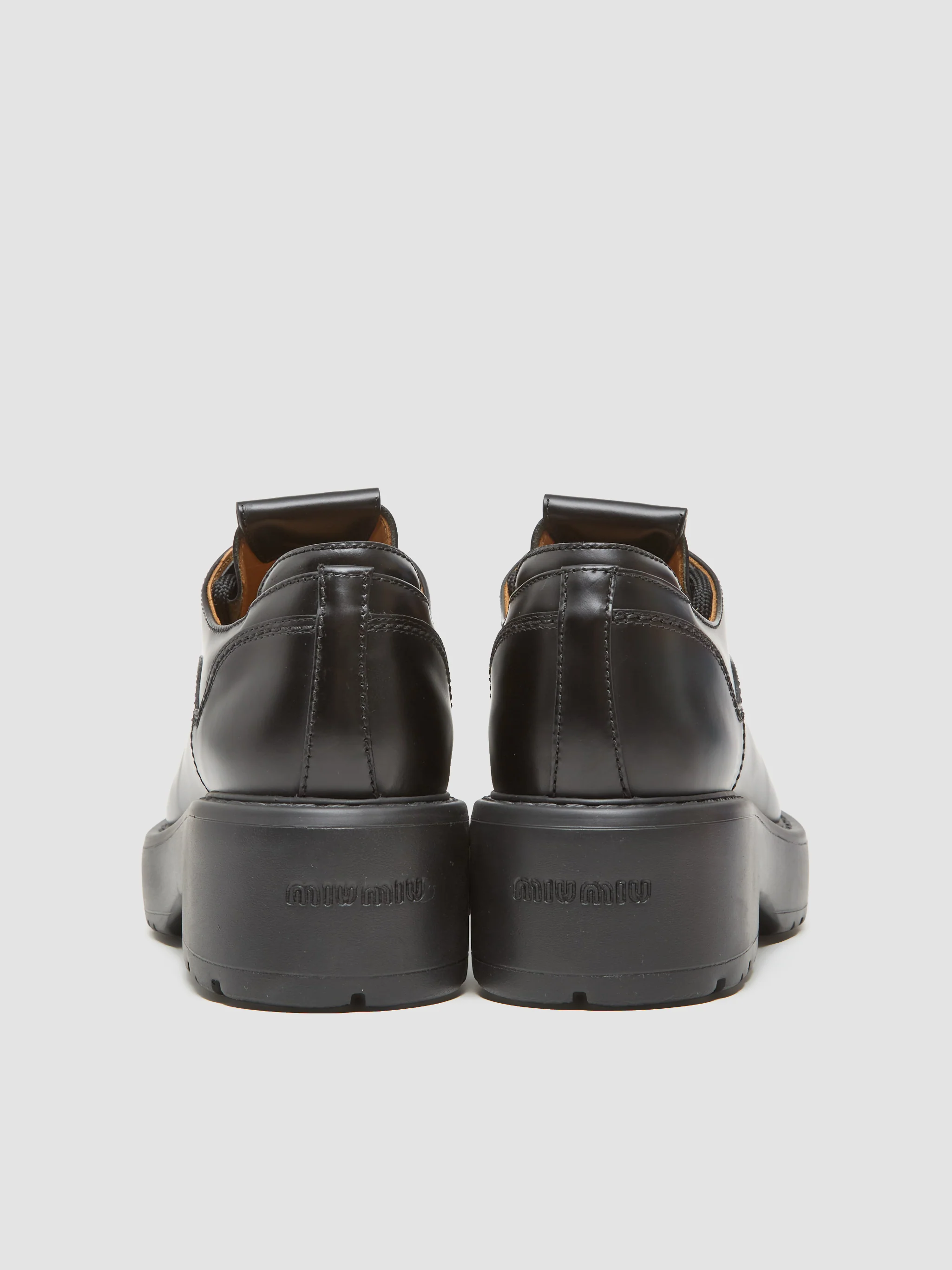 Laced Up Shoes in Black - Image 5