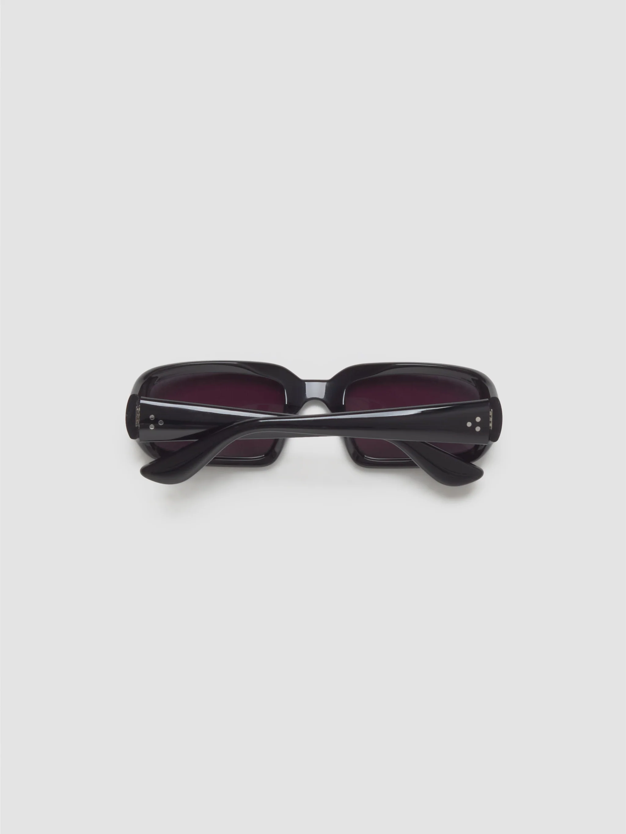 Mektoub Sunglasses in Black with Black Lenses - Image 3