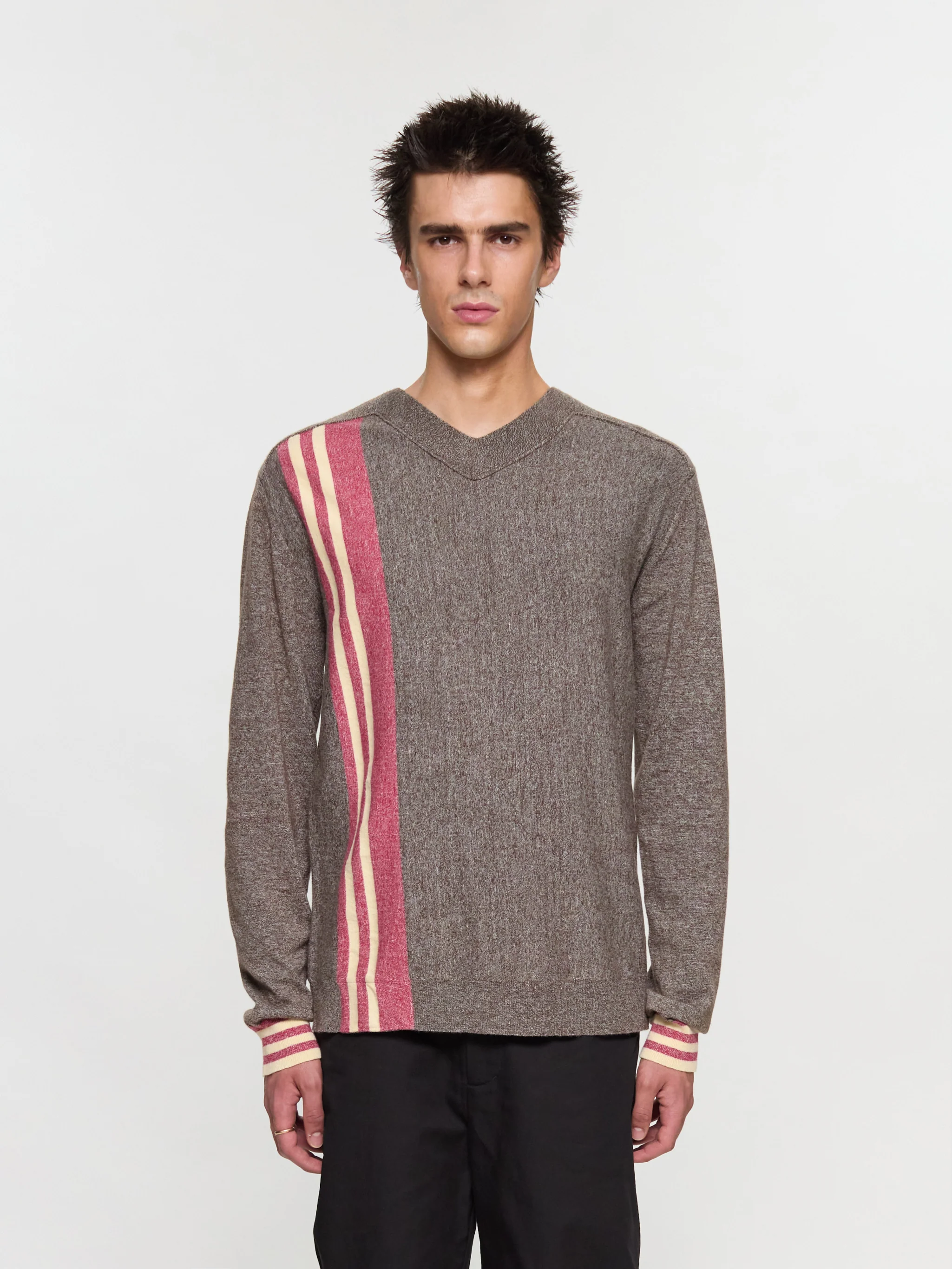 Ostro Jumper in Brown Melange - Image 2