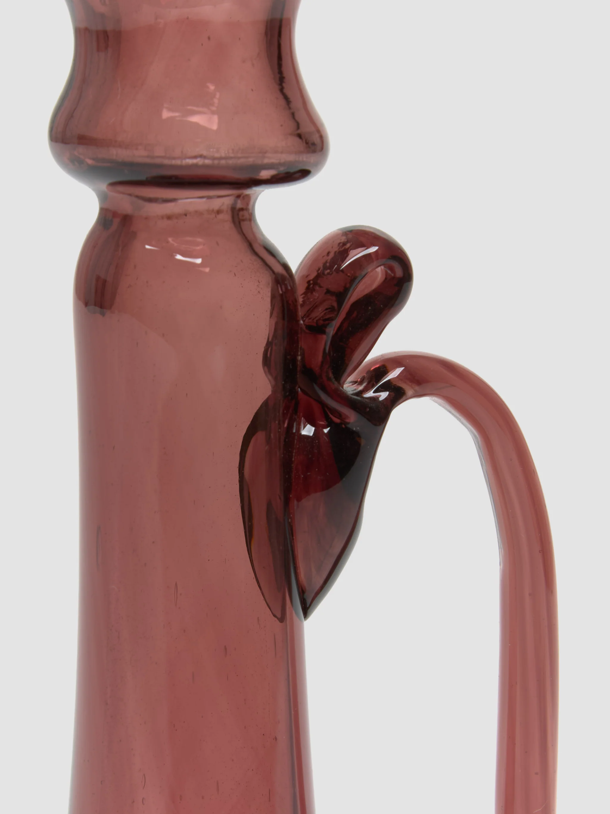 Porta Candele with Handle in Framboise - Image 2