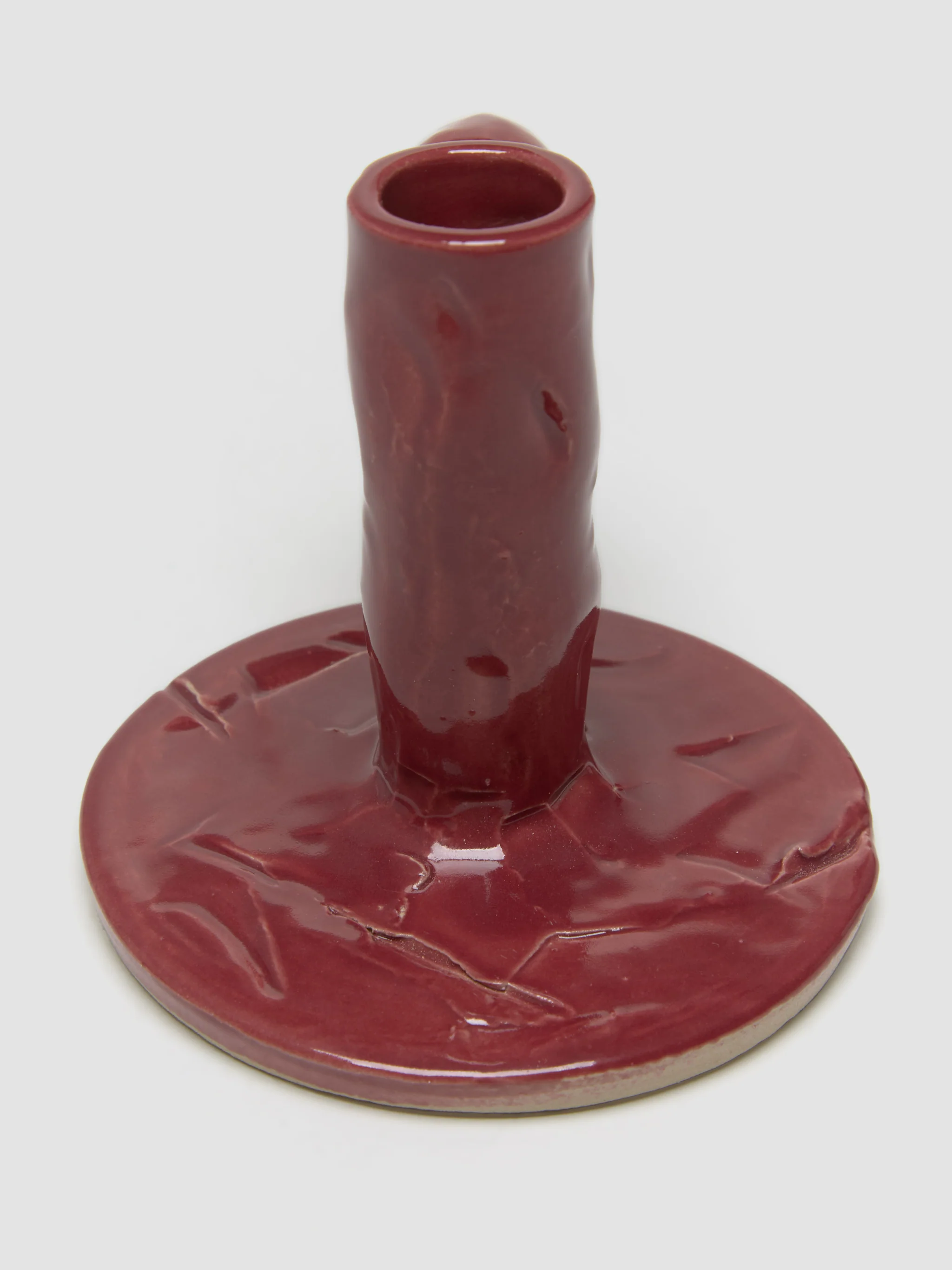 Studio Candlestick in Burgundy - Image 3