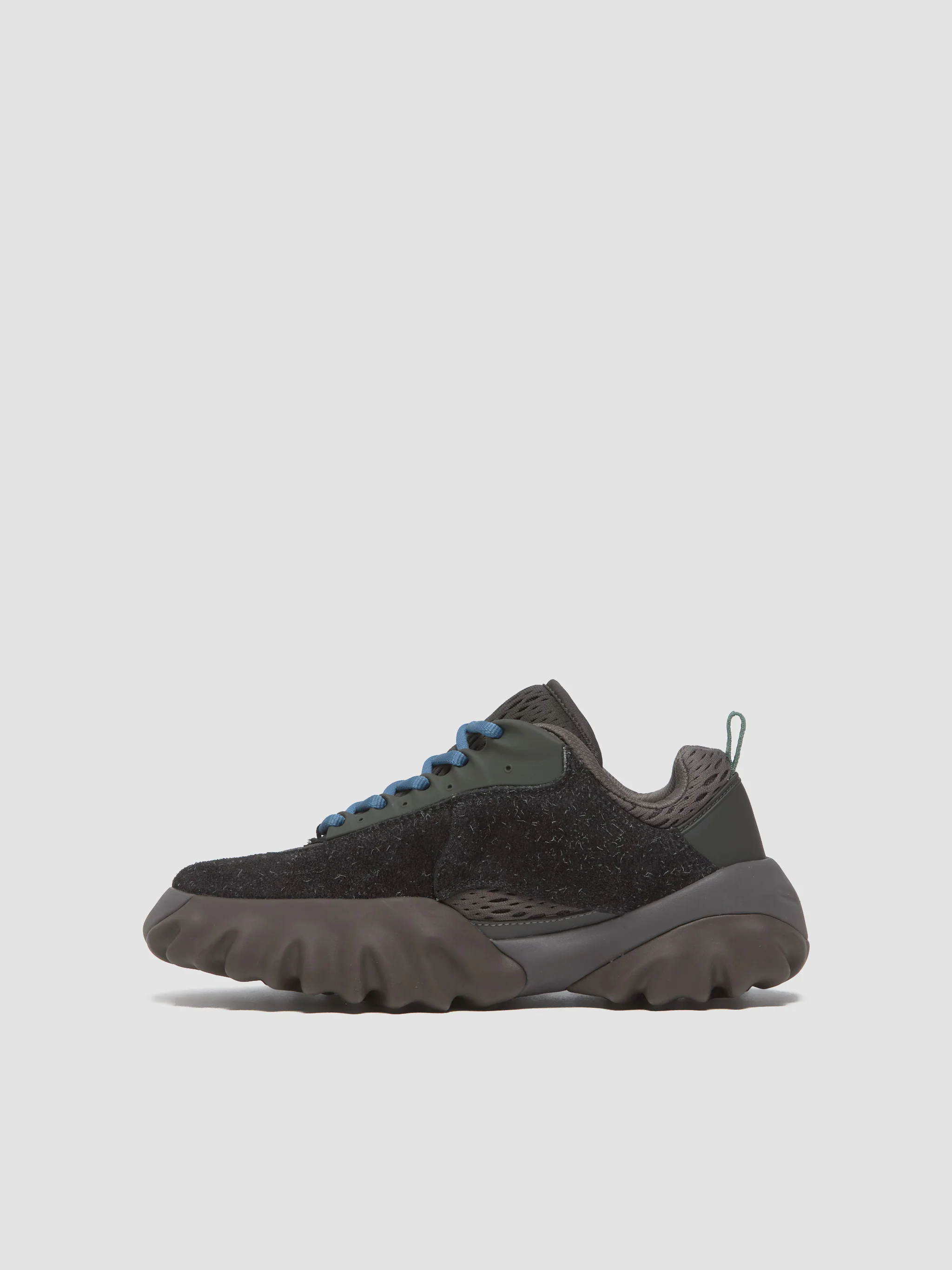Suede Chop Saw Sneaker in Hairy Ink & Demitasse - Image 6
