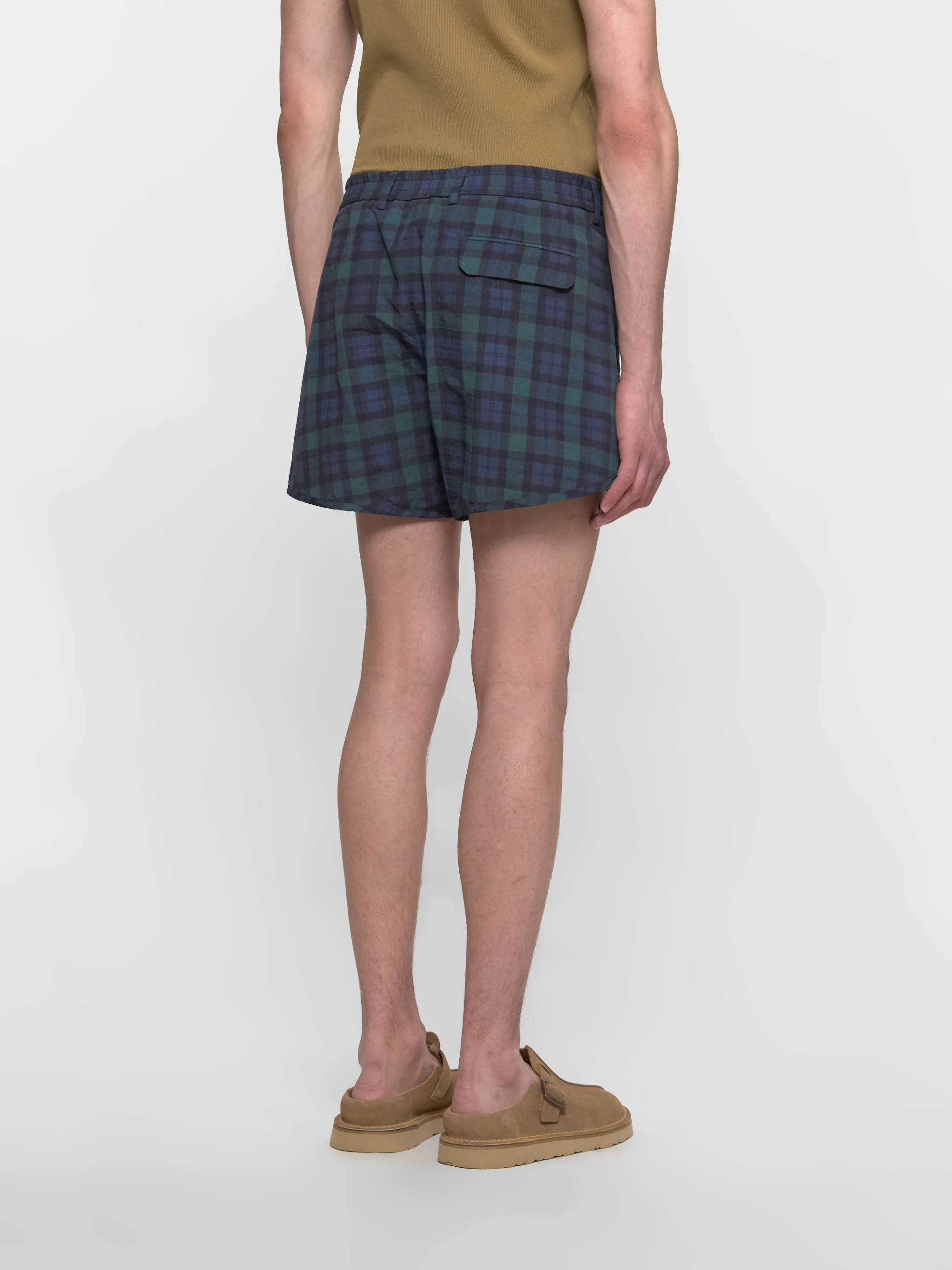 Tailored Gym Shorts in Black - Image 3