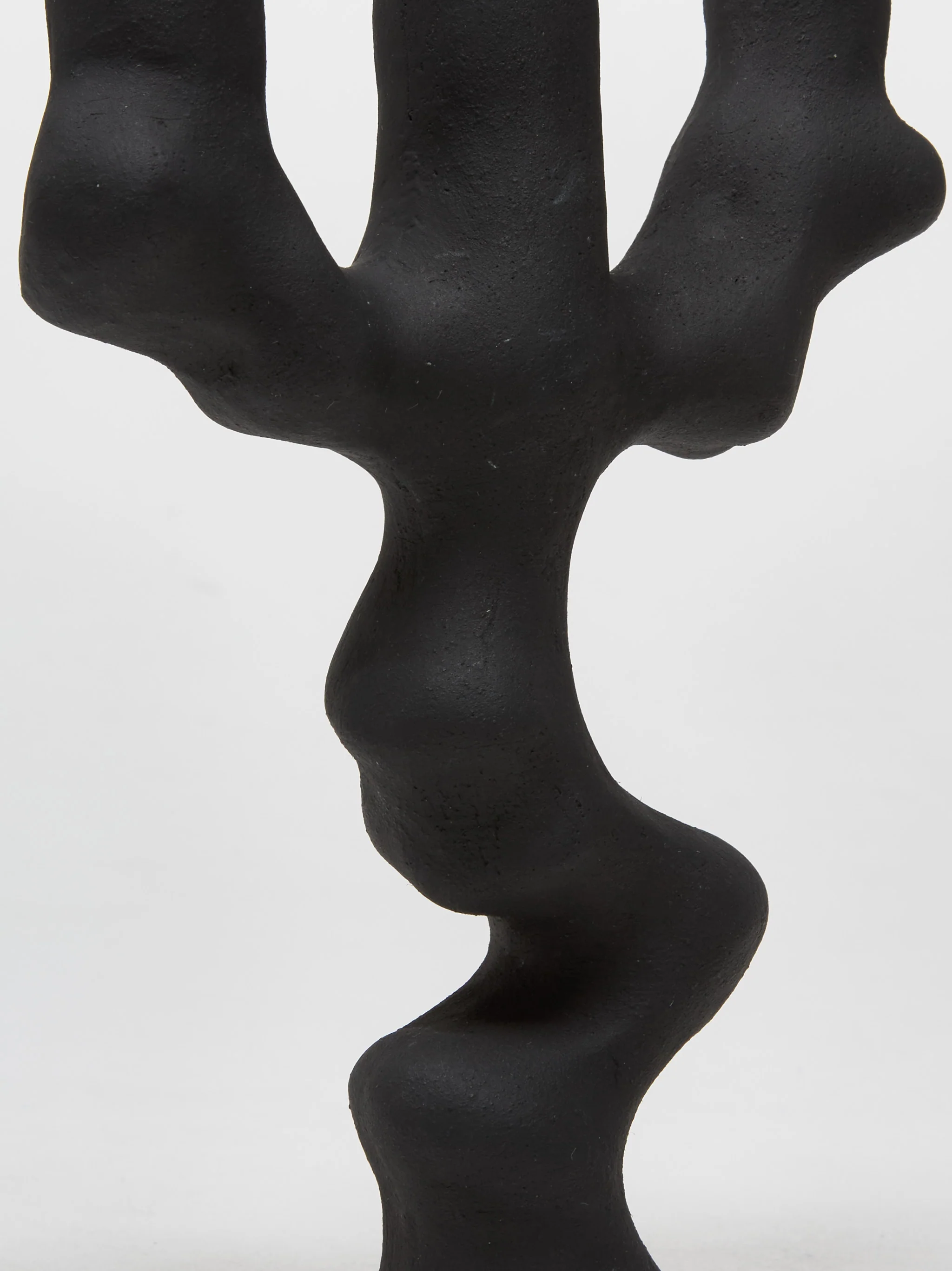Triple Candleholder in Matte Black - Image 2