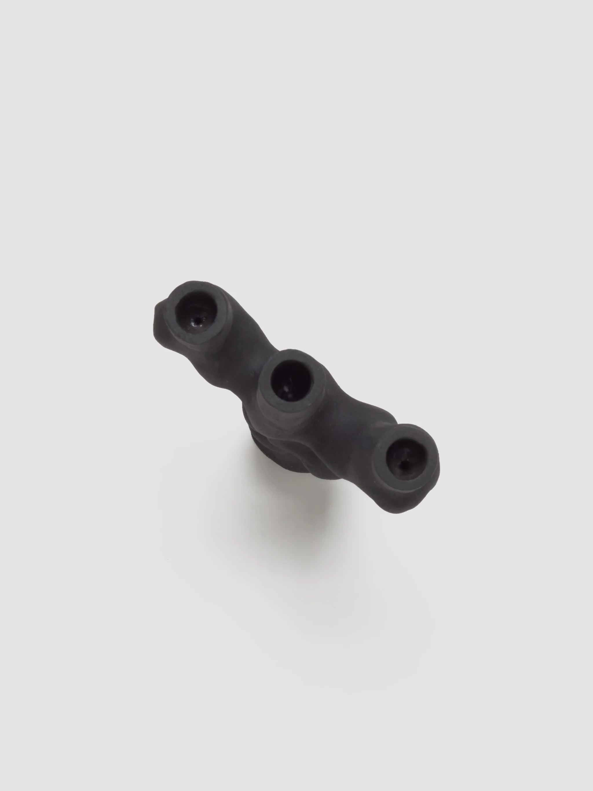 Triple Candleholder in Matte Black - Image 4