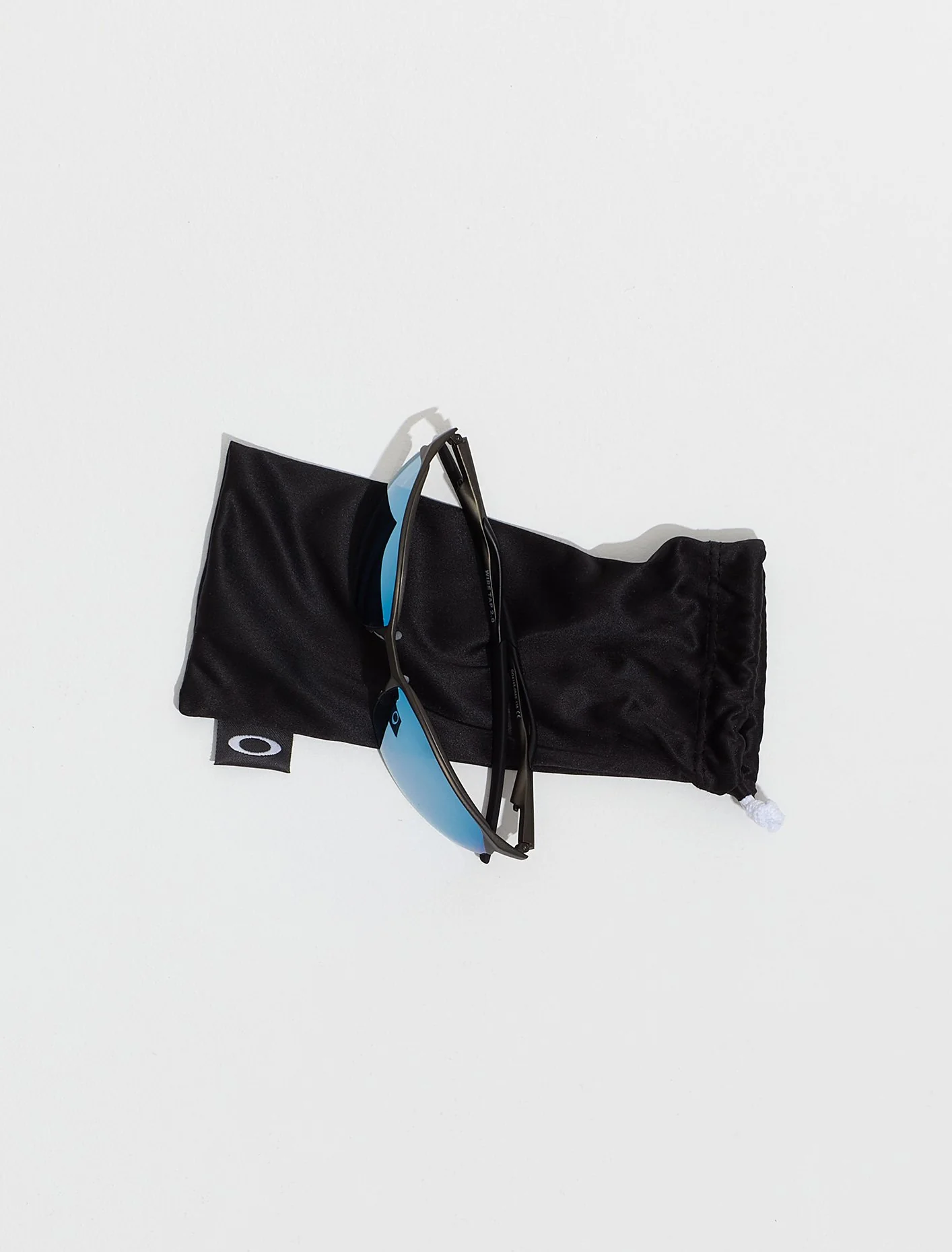 Wire Tap 2.0 in Satin Lead with Prizm Deep Water Polarized Lenses - Image 6