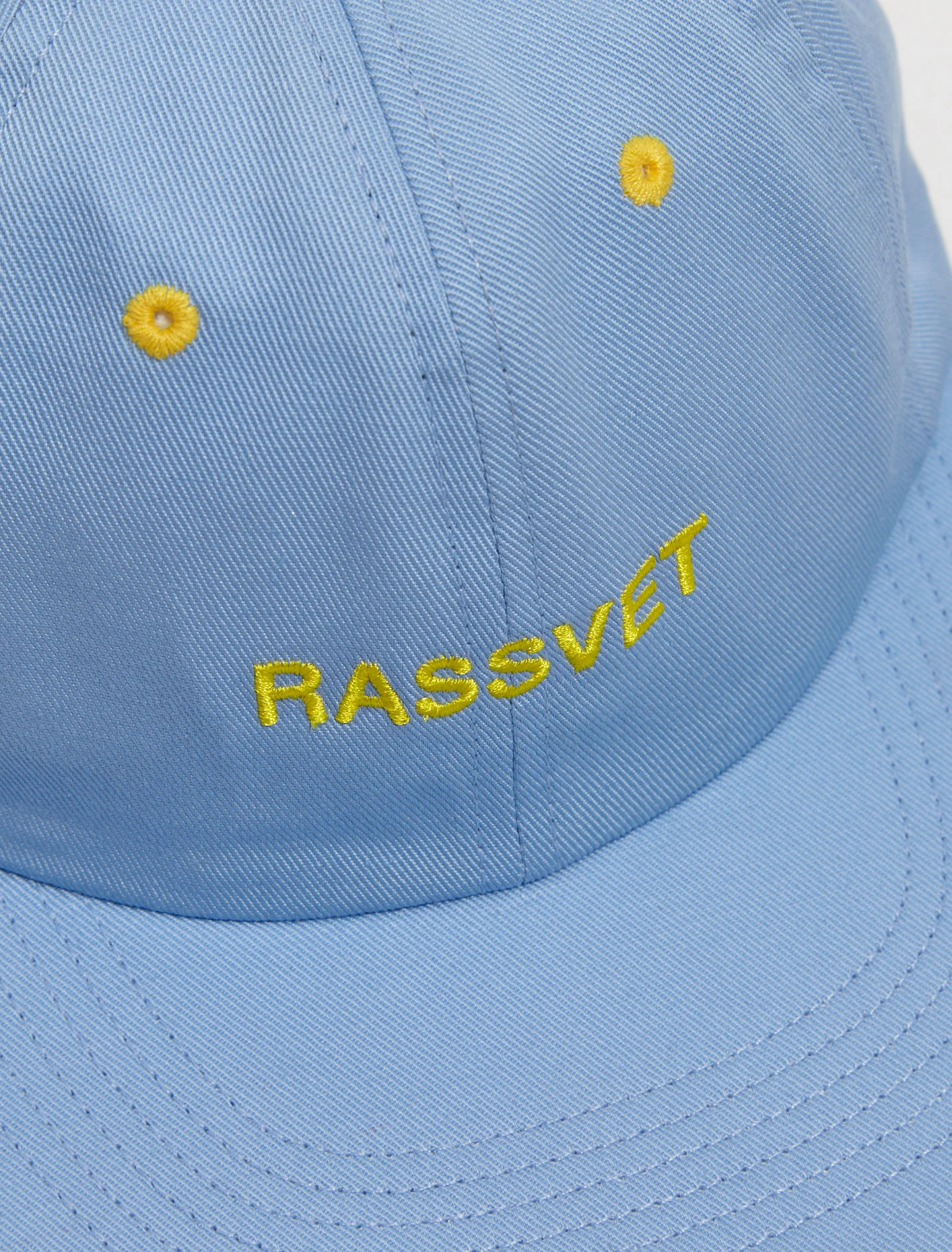 Woven 6-Panel Logo Cap in Blue - Image 3