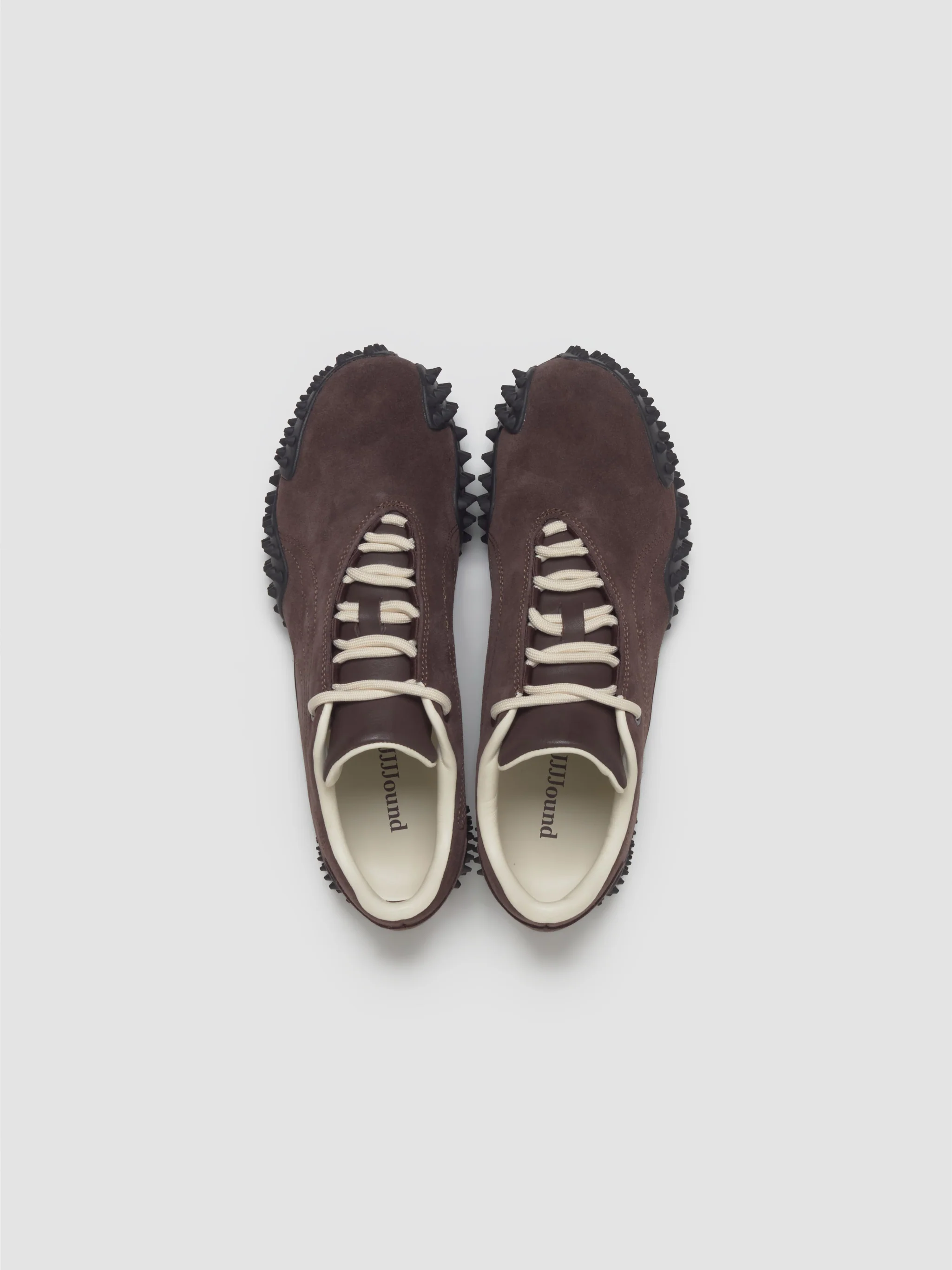 x JJJJound Mostro Sneaker in Dark Chocolate & Beige - Image 3